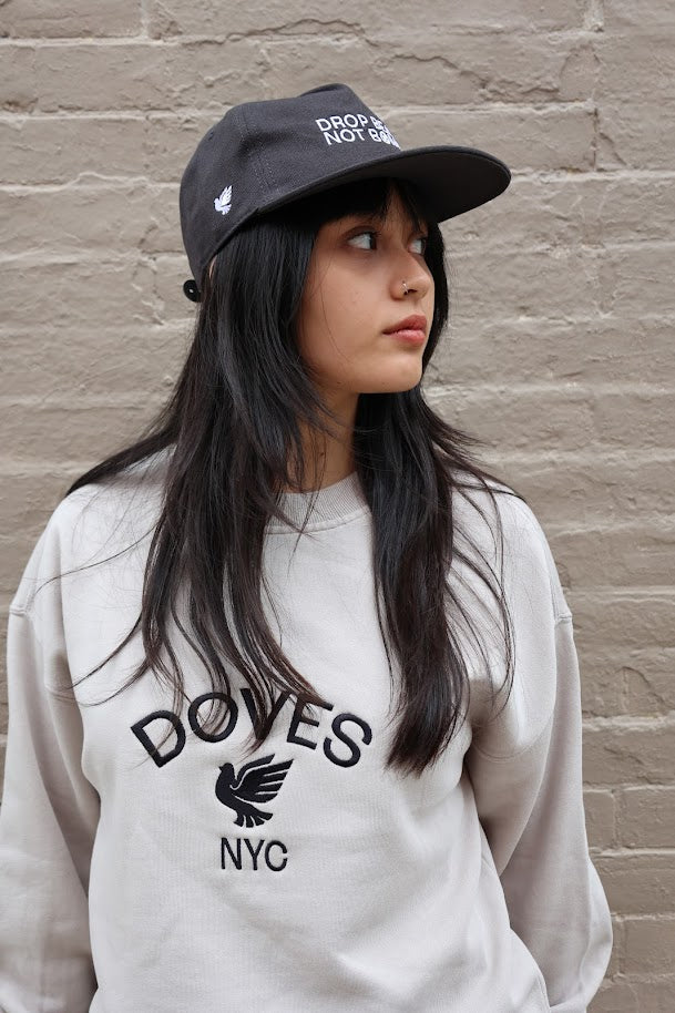 Drop Beats Not Bombs Black Canvas Hat