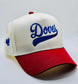 Doves Baseball Red Bill & Blue Stitch 5-Panel Snapback