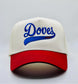 Doves Baseball Red Bill & Blue Stitch 5-Panel Snapback