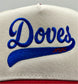 Doves Baseball Red Bill & Blue Stitch 5-Panel Snapback