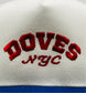 Doves College Block Blue Bill & Red Stitch 5-Panel Snapback