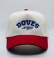 Doves College Block Red Bill & Blue Stitch 5-Panel Snapback