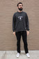 Doves NYC Relaxed Faded Black Crewneck