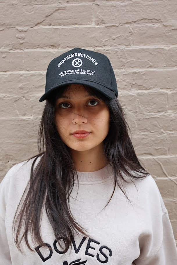 Anti-War Music Club Black Five Panel Snapback
