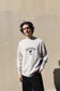 Doves NYC Relaxed Faded Bone Crewneck