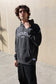 Doves NYC Relaxed Faded Black Hoodie