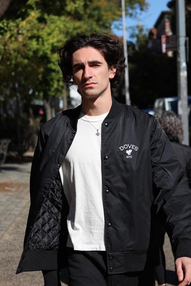 Doves NYC Anti-War Society Bomber Jacket