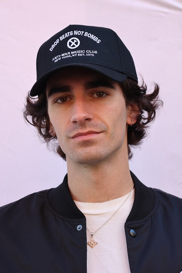 Anti-War Music Club Black Five Panel Snapback