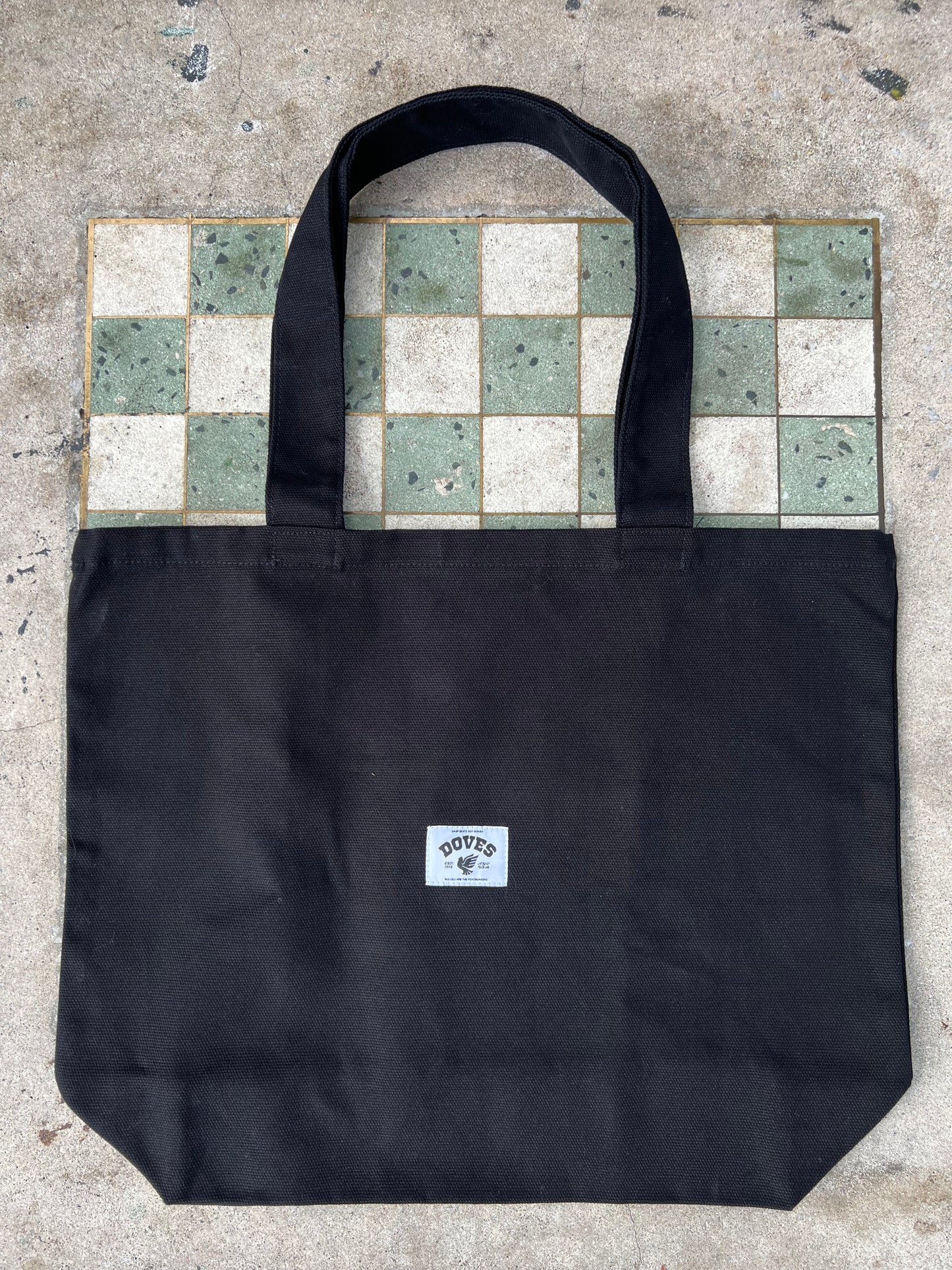 Doves NYC City Slicker Black Shoulder Tote