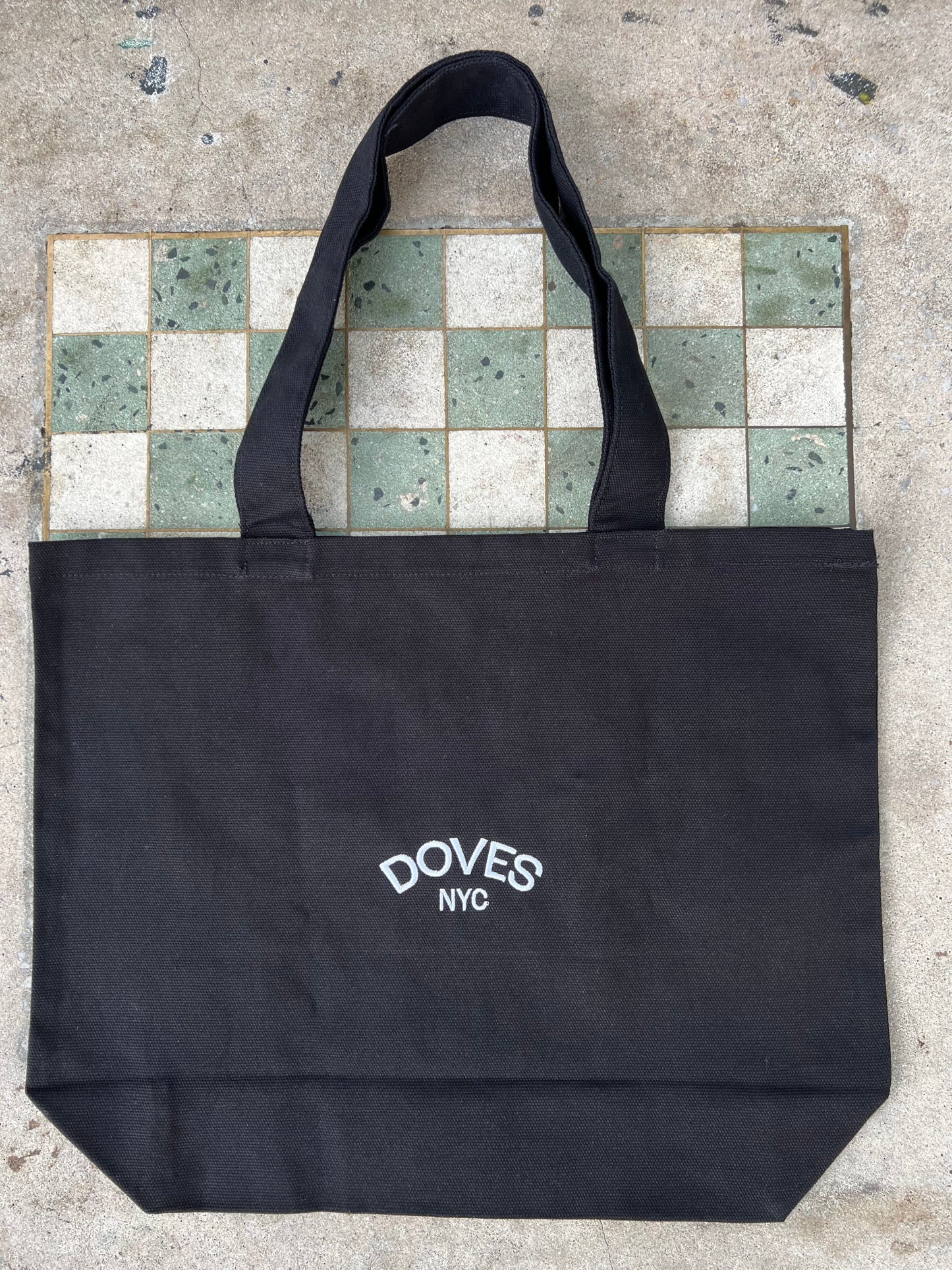 Doves NYC City Slicker Black Shoulder Tote