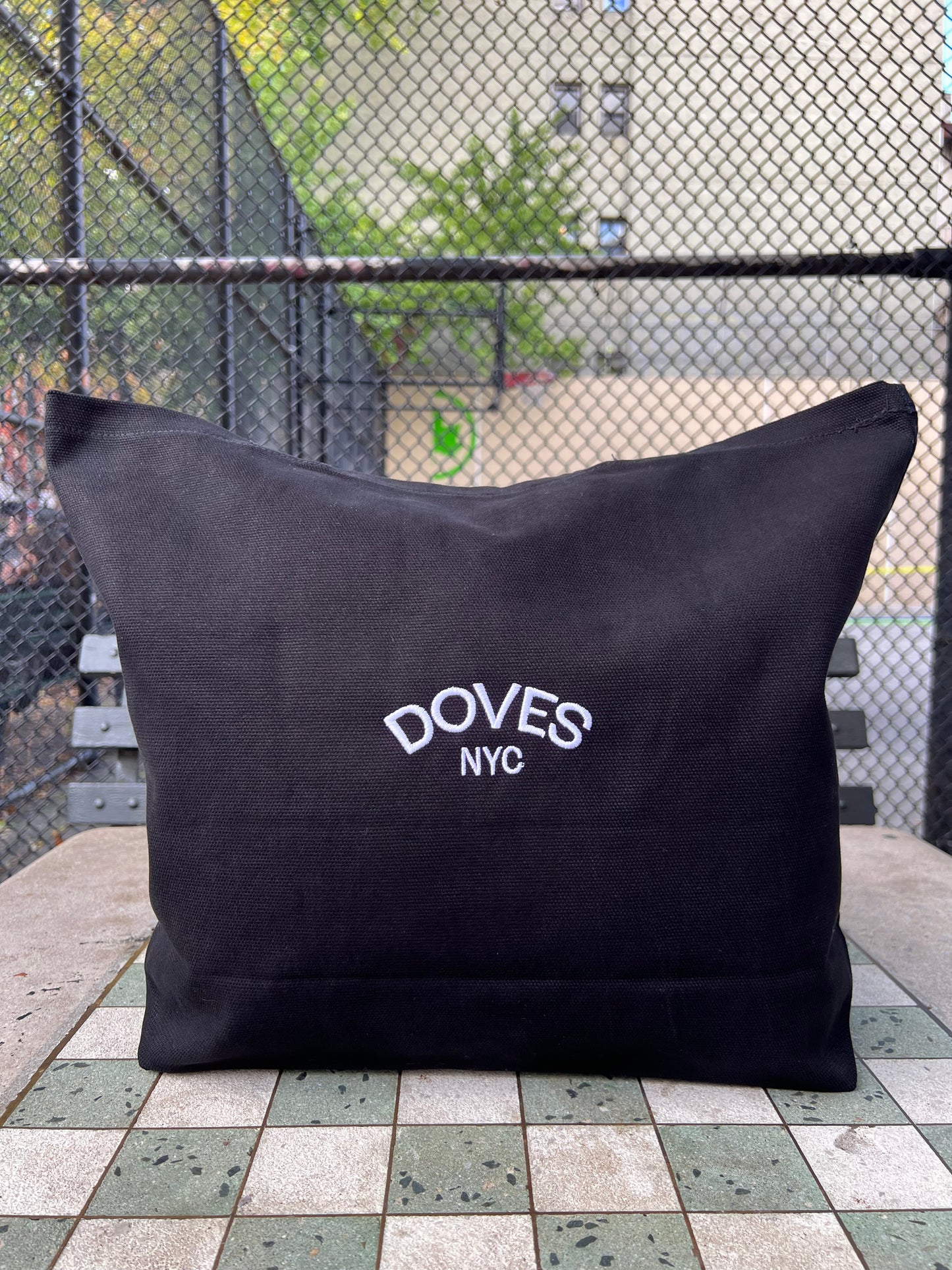 Doves NYC City Slicker Black Shoulder Tote