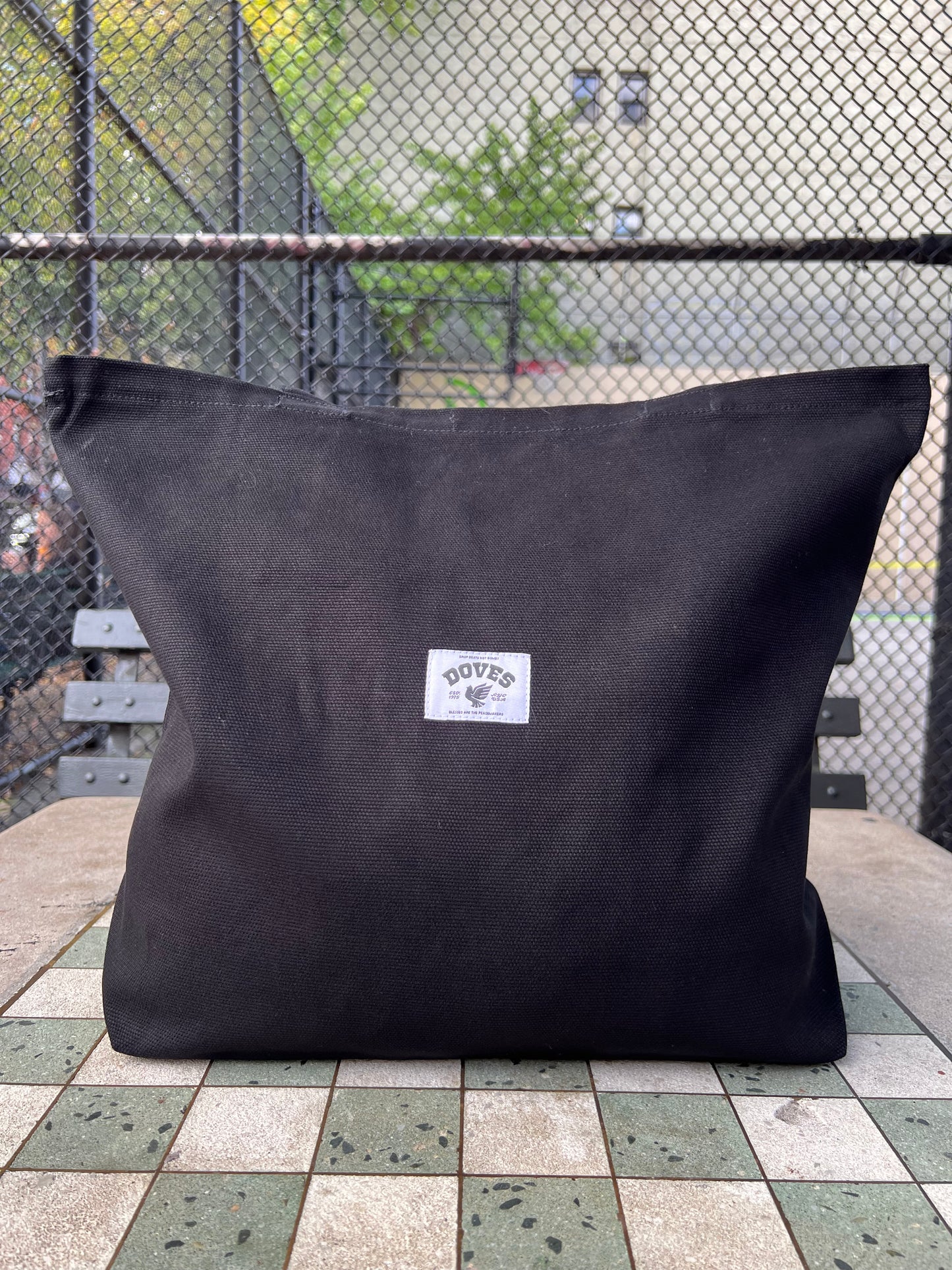 Doves NYC City Slicker Black Shoulder Tote